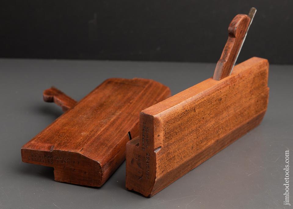 Matched Pair of N. 13 Hollow & Round Moulding Planes by GRIFFITHS NORWICH circa 1803-1958 GOOD - 91685