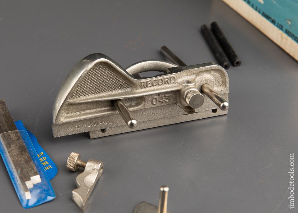 RECORD No. 043 Plough/Plow Plane MINT in Original Box - 91686