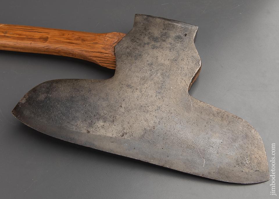Fabulous! "E.K. ROOT CANTON" Offset Single Bevel Broad Axe - 91691