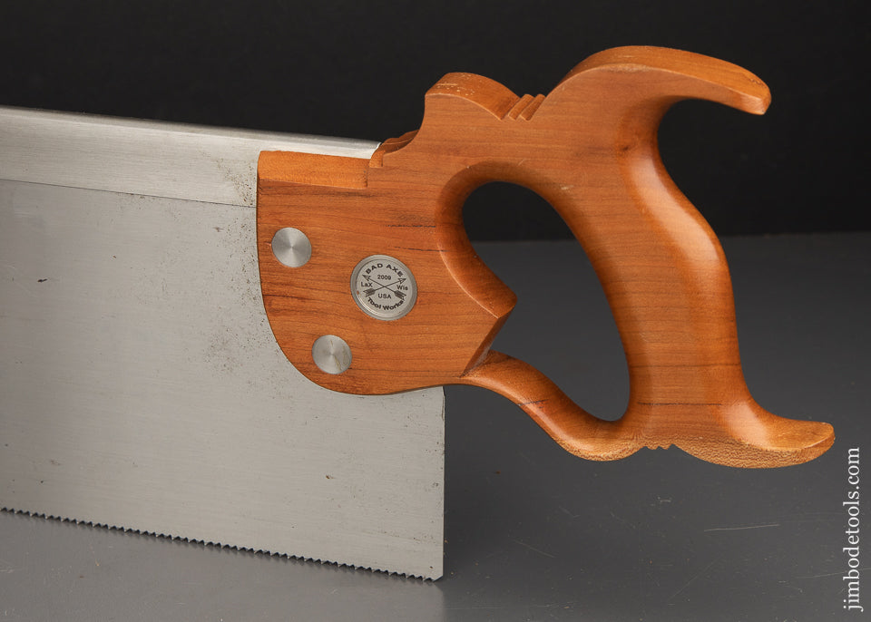 MONSTER 10 point 18 inch BAD AXE TOOL WORKS Tenon Saw MINT - 91704