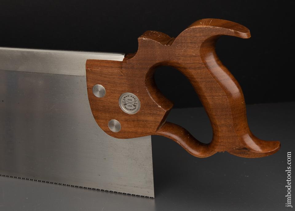 Monster! 12 point 18 inch Crosscut BROAD AXE TOOL WORKS Tenon Saw NEAR MINT! - 91705