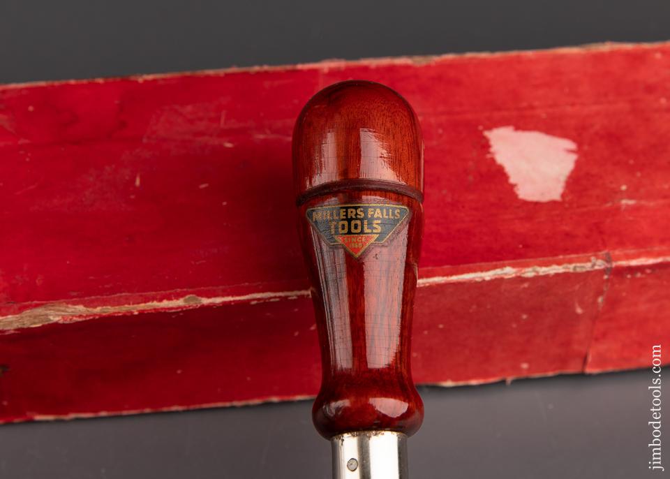 MILLERS FALLS No. 5 Egg Beater Hand Drill with Eight Bits & Decal AND New MILLERS FALLS Golf Shirt XL - 91773