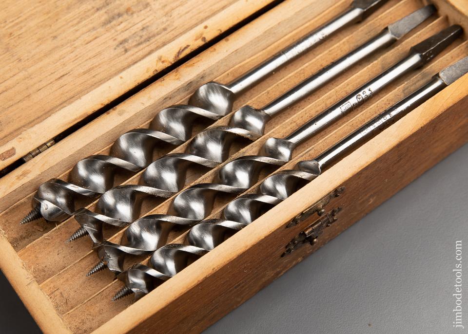 FINE Complete Set of 13 RUSSELL JENNINGS Auger Bits in its Original 3 Tiered Box - 91759