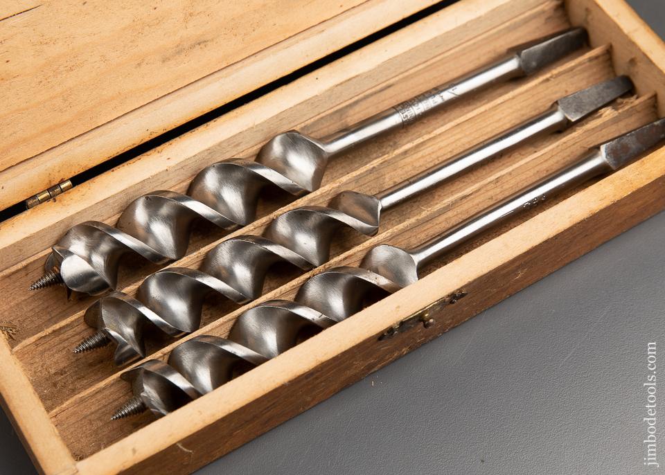 FINE Complete Set of 13 RUSSELL JENNINGS Auger Bits in its Original 3 Tiered Box - 91759