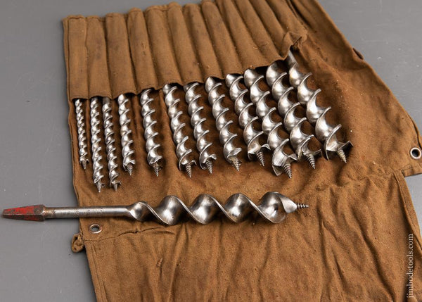 Graduated Set of MEPHISTO Auger Bits in Original Roll - 91762