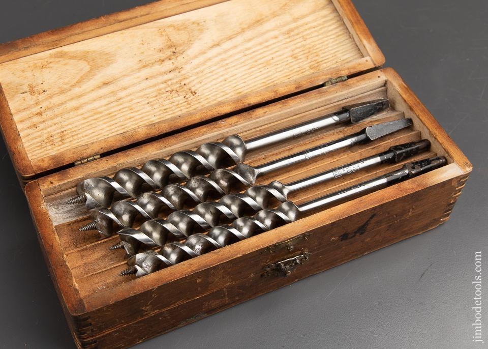 FINE Complete Set of 13 RUSSELL JENNINGS Auger Bits in its Original 3 Tiered Box - 91763