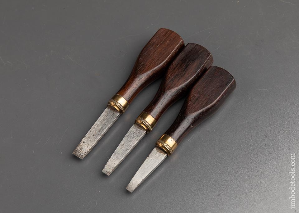 Lovely set of Three Rosewood Handled Gunsmith's Screwdrivers - 91775