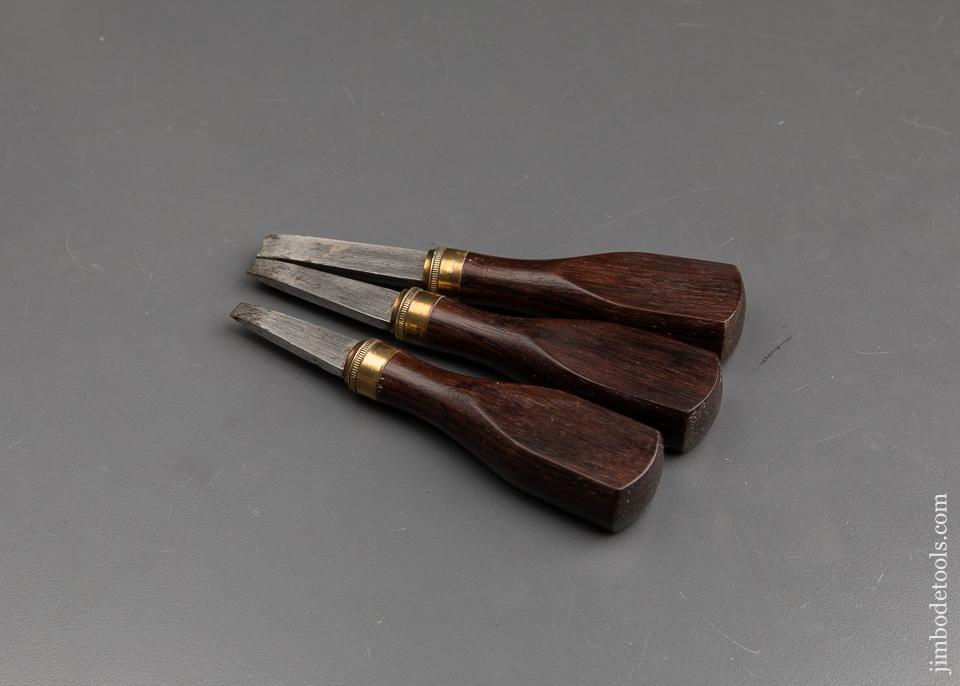Lovely set of Three Rosewood Handled Gunsmith's Screwdrivers - 91775