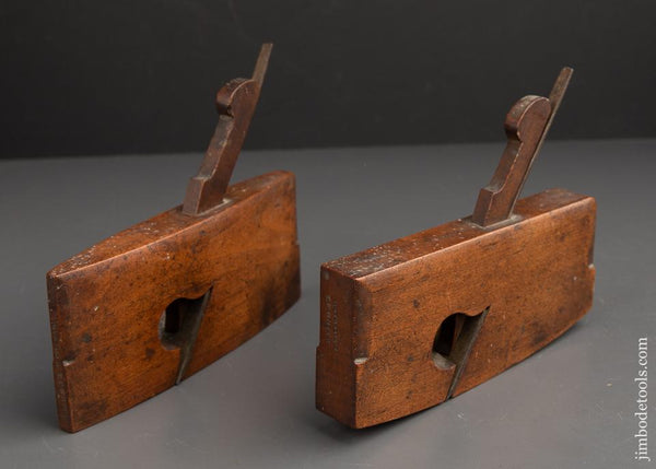 Excellent Matched Pair of Curve & Compass Sash Rabbet Planes EXTRA FINE - 91807