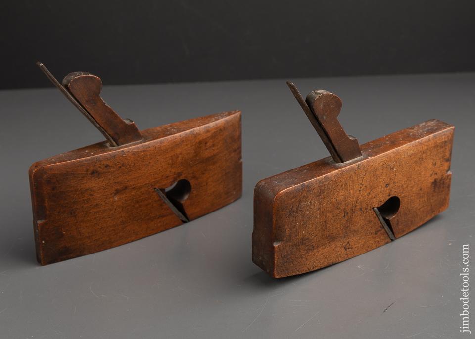 Excellent Matched Pair of Curve & Compass Sash Rabbet Planes EXTRA FINE - 91807
