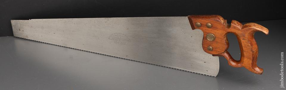 Fabulous! DISSTON No. 8 Spring Steel Hand Saw NEAR MINT - 91814