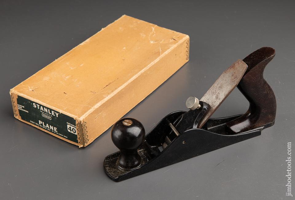 STANLEY No. 40 Scrub Plane MINT in Original Box - 91841