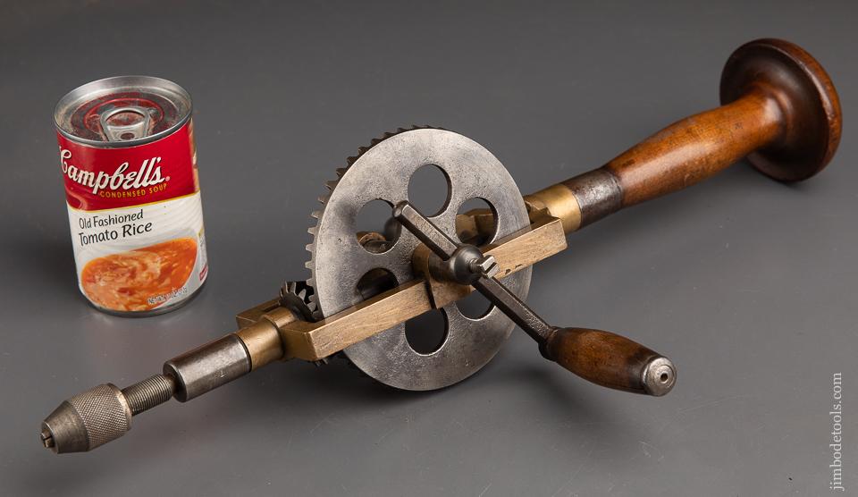  Elegant Brass Framed Drill with Iron Trim - 91842