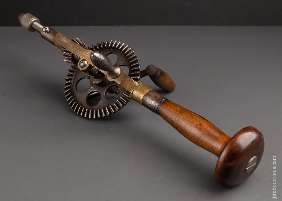  Elegant Brass Framed Drill with Iron Trim - 91842