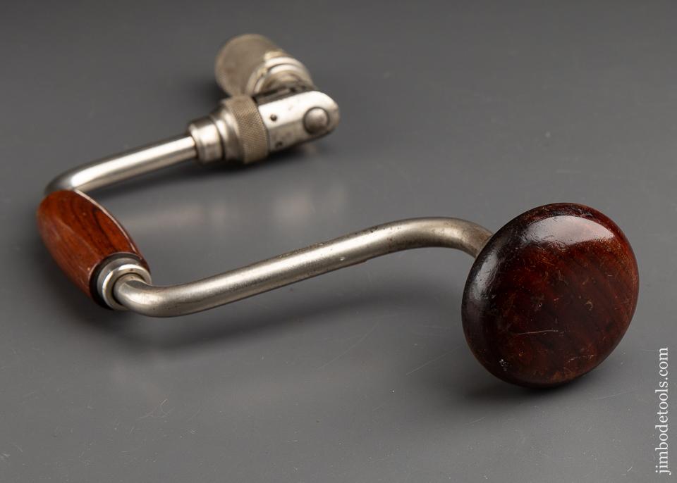 STANLEY No. 915-10 inch Bit Brace with Rosewood Fixtures - 91861
