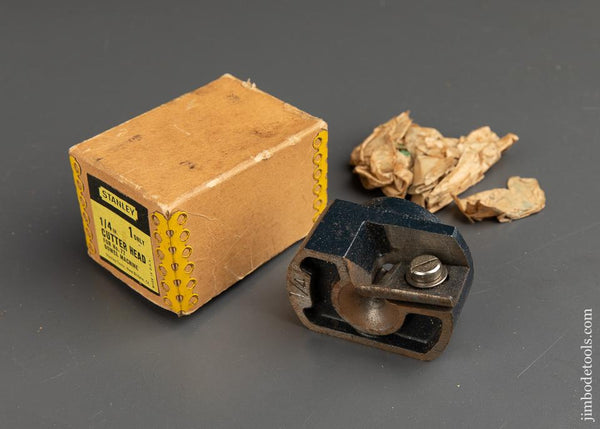 STANLEY 1/4 inch Cutter Head for STANLEY No. 77 Dowel Machine MINT in Original Box - 91890