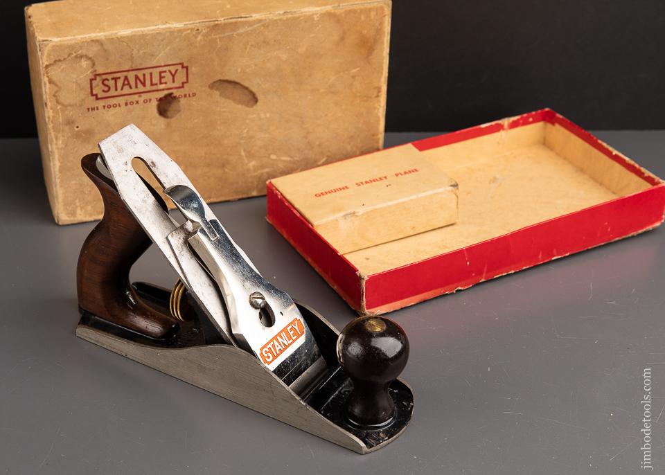 STANLEY No. 4 Smooth Plane Type 16 circa 1933-41 MINT in RARE Original Display Box - 91895