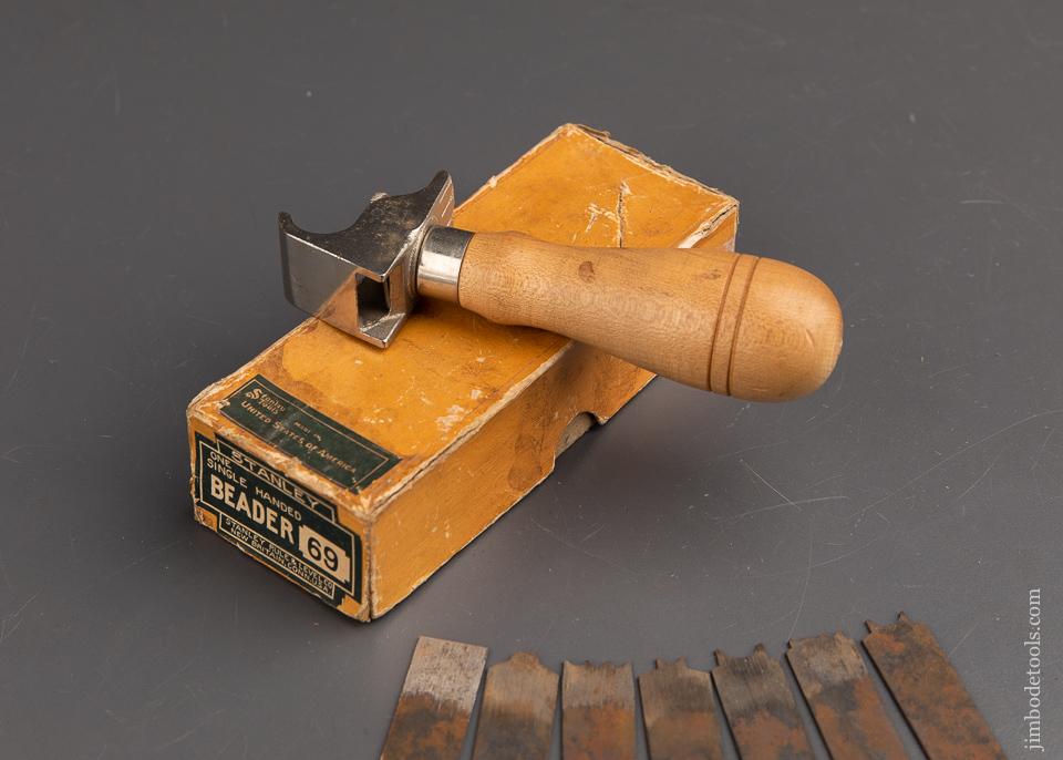 STANLEY No. 69 Single Handed Beader in Original Box - 91897