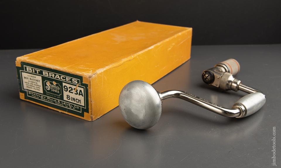 STANLEY No. 923A Eight inch Bit Brace in Original Box - 91898