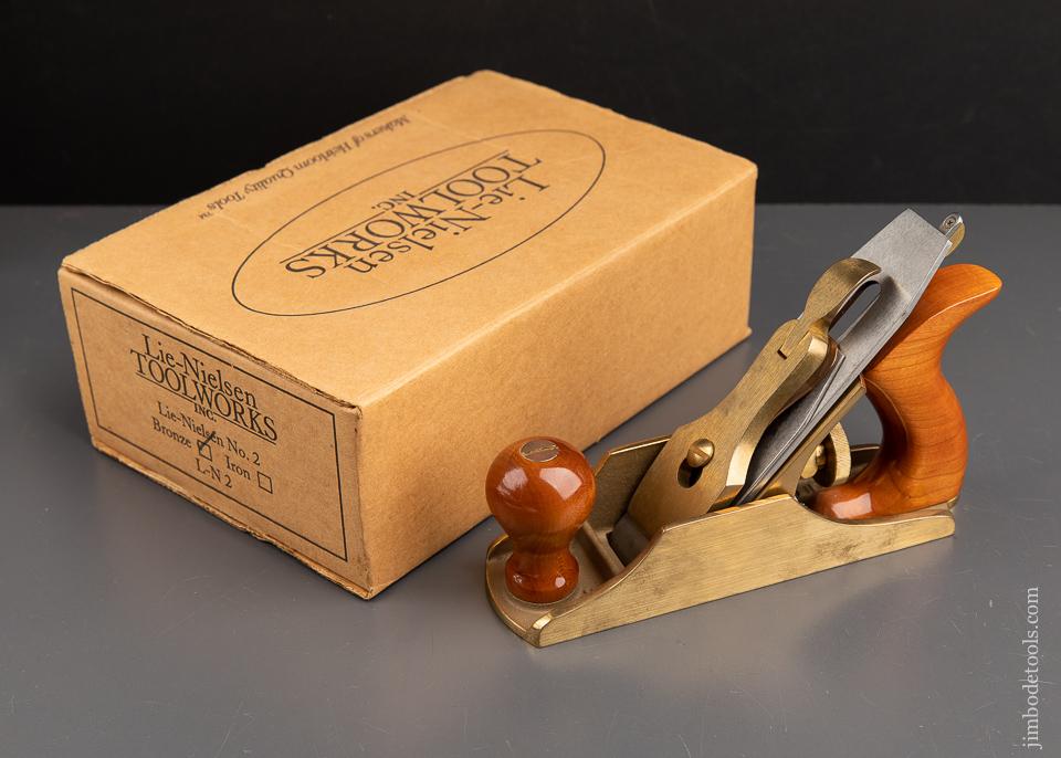 LIE-NIELSEN No. 2 Bench Plane in Bronze in Original Box - 91900