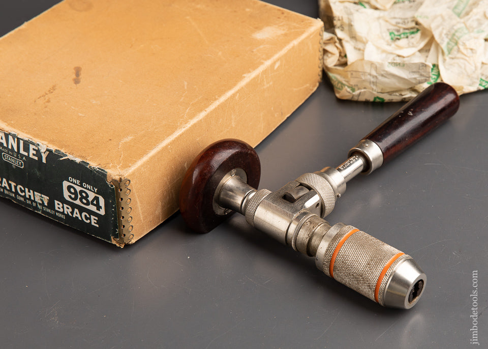 STANLEY No. 984 Corner Brace in Original Box NEW OLD STOCK - 91902