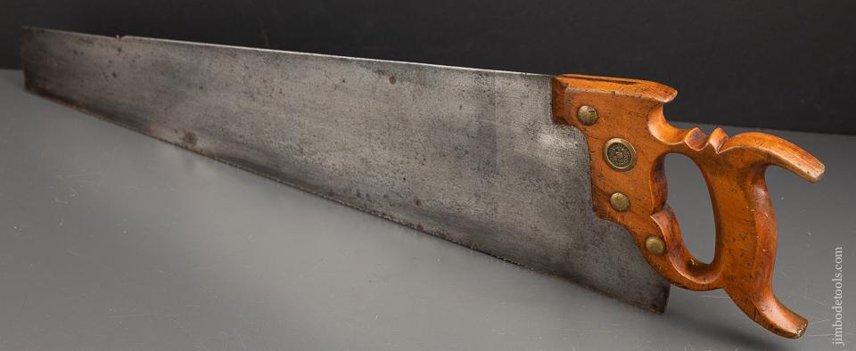 WHEELER MADDEN & CLEMSON No. 999 HOLDEN Patent June 3, 1879 Handle with Thumb Grip Hand Saw - 91905