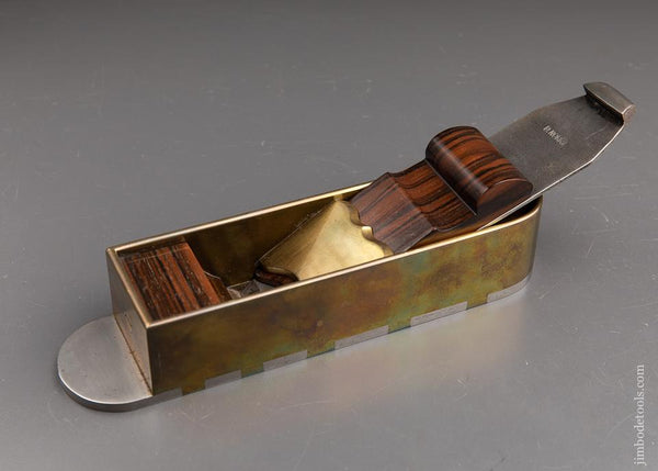 Beautiful Bronze Mitre Plane circa 1980 by PETER GABY Canada MINT - 91908