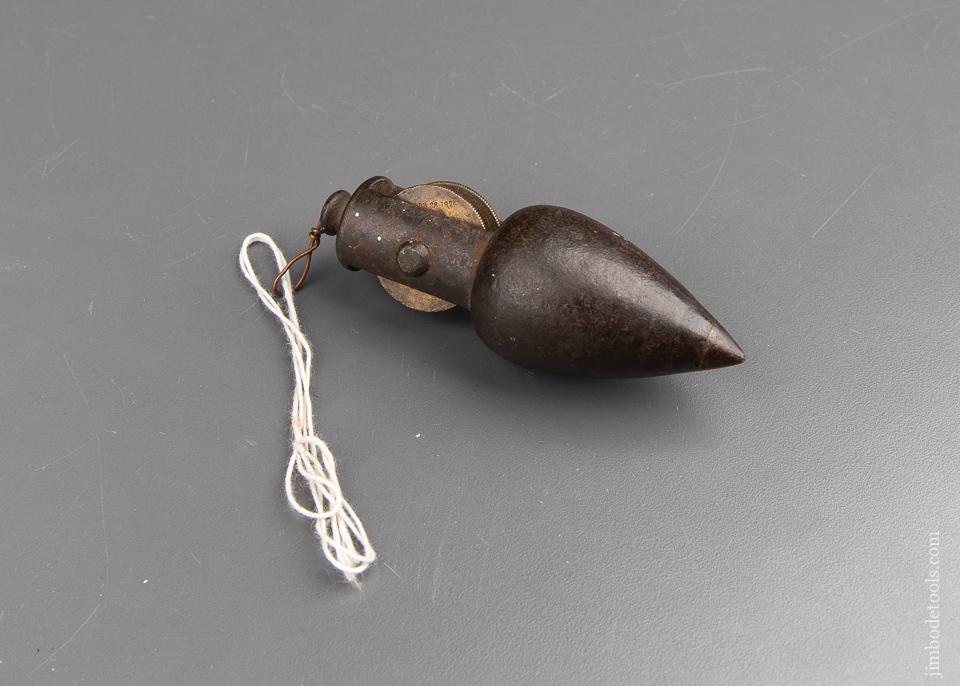 STANLEY No. 5 Plumb Bob with April 28, 1874 Patent Date - 91924