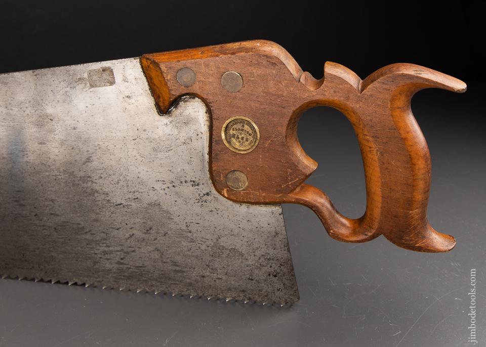 5 point 28 inch Rip WHEELER MADDEN & CLEMSON Hand Saw - 91925
