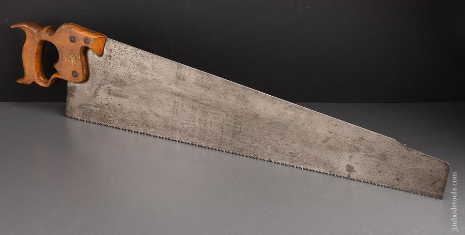 5 point 28 inch Rip WHEELER MADDEN & CLEMSON Hand Saw - 91925