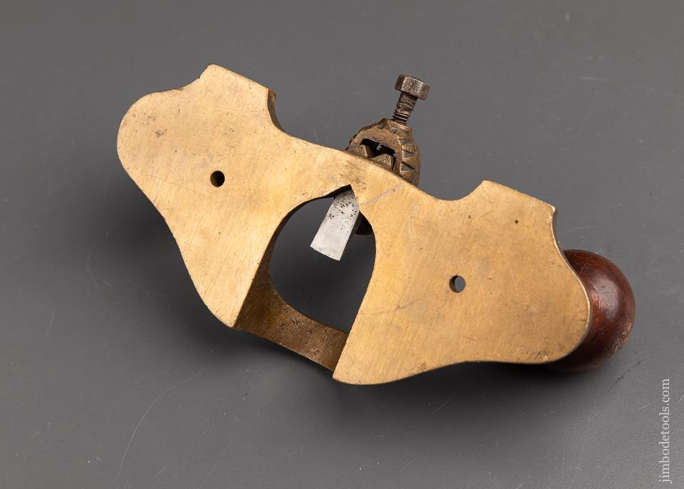 Patternmaker Made Brass Copy of STANLEY No. 71 Router Plane with 1/2 inch Iron - 91968
