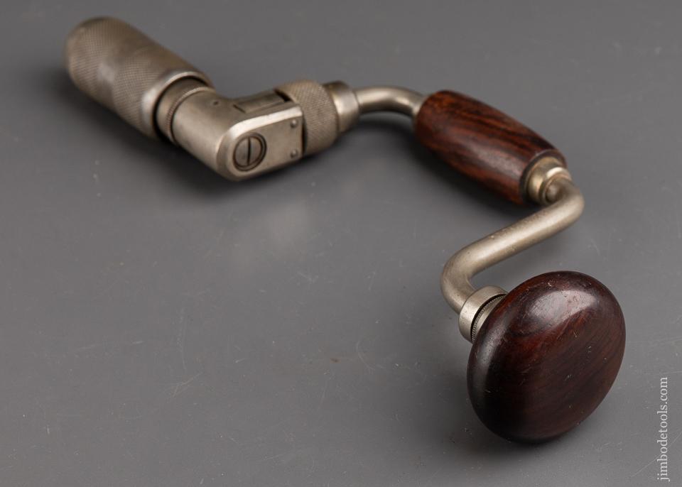 Six inch MILLERS FALLS Bit Brace with Rosewood Fixtures - 91978