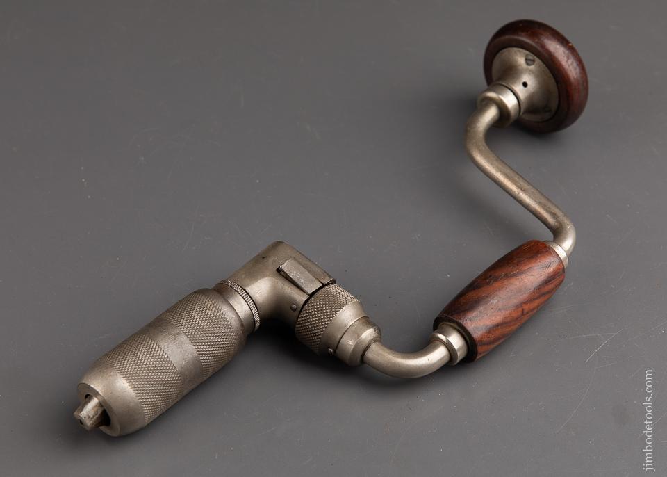 Six inch MILLERS FALLS Bit Brace with Rosewood Fixtures - 91978