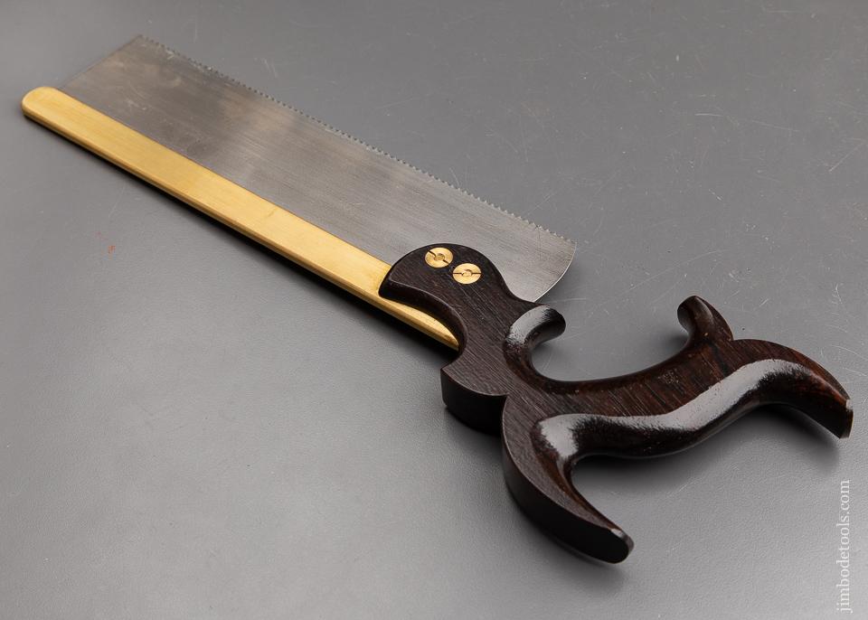 MINT 15 point 10 inch Rip Brass Back Dovetail Saw by DAVID A. YOUNG NORWALK OH New!- 91985