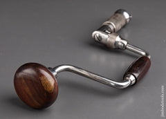 Stunning! STANLEY No. 919-8 inch Bit Brace with Rosewood Fixtures