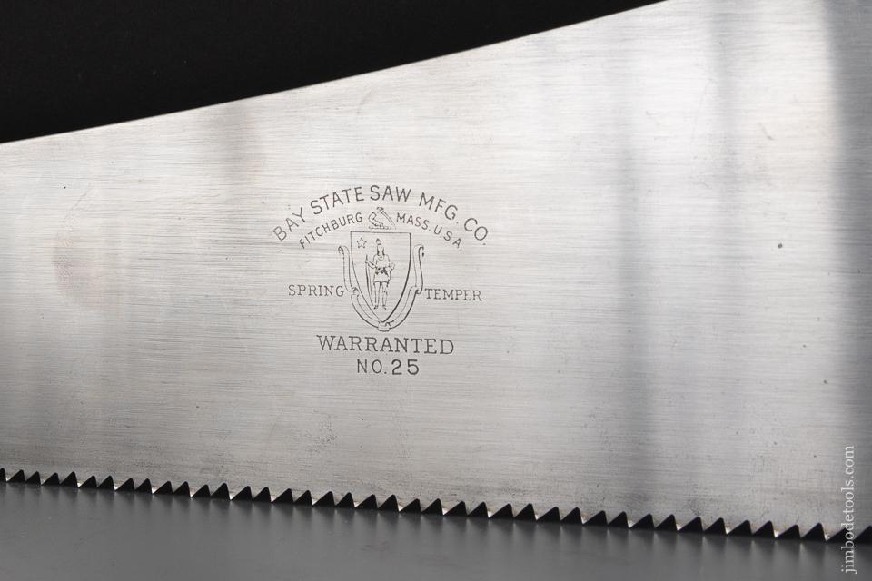 Drop Dead MINT! New Old Stock BAY STATE SAW MFG CO No. 25 Hand Saw - EXCALIBUR 91