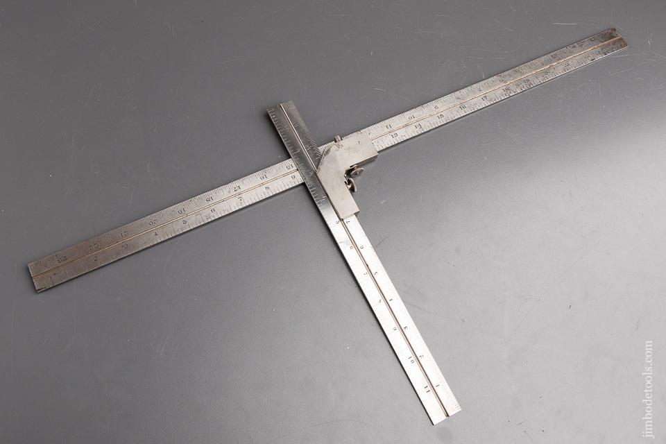 LUFKIN Square Attachment No. 18B with 24 inch LUFKIN Rule and 12 inch STARRETT Rule - 92039