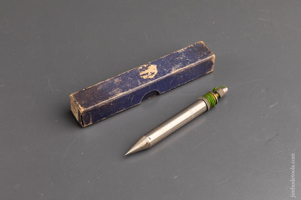 4 3/4 inch BROWN & SHARPE No. 790 Mercury Filled Plumb Bob in Original Box - 92044