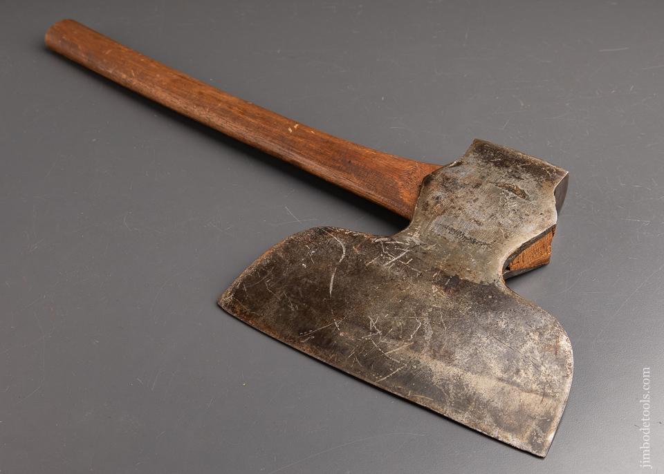 Early NEW OLD STOCK Offset Single Bevel Broad Axe by BEATTY & SON CHESTER PA - 92064