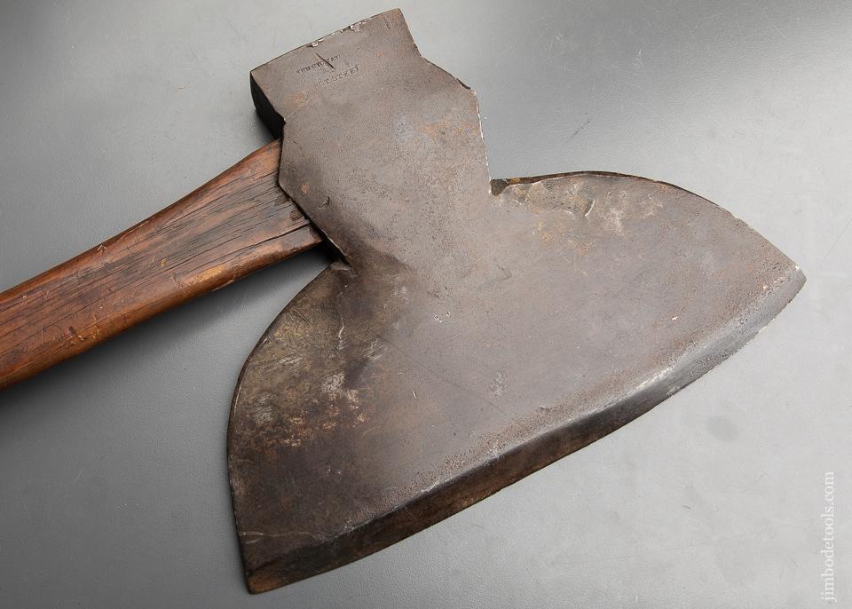 TEN EYCK AXE CO Offset Single Bevel Broad Axe - 92072