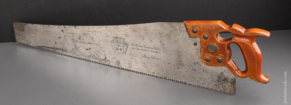 Extra Fine! 5 1/2 point 26 inch Rip DISSTON D8 Hand Saw - 92089