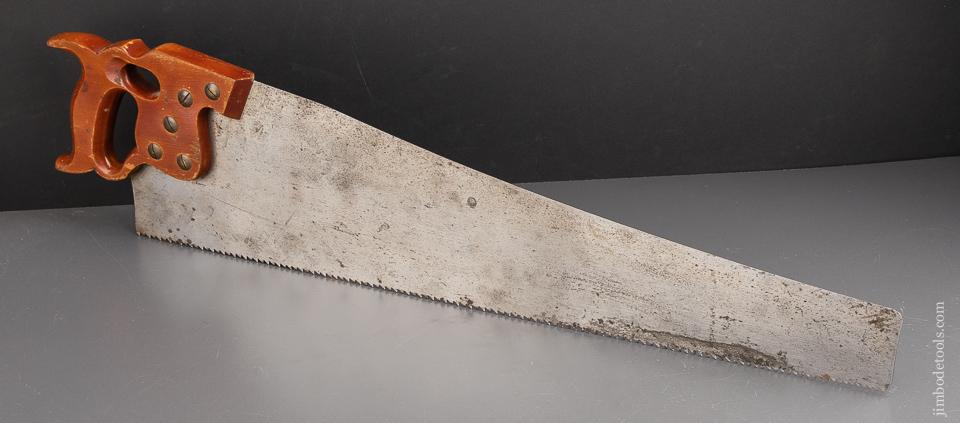Extra Fine! 5 1/2 point 26 inch Rip DISSTON D8 Hand Saw - 92089