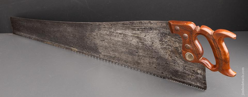 Sweet 5 1/2 point 28 inch Rip Hand Saw with Crisp Apple Handle - 92097