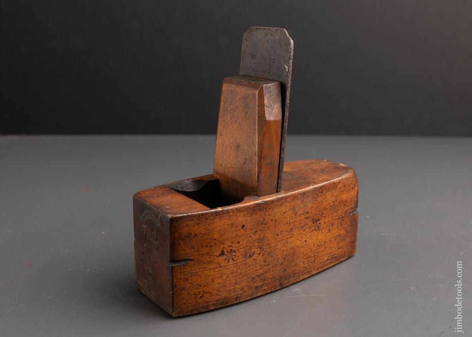 Rare! Amerikcan Toothing Plane by GREENFIELD TOOL CO circa 1851-83 FINE - 92117