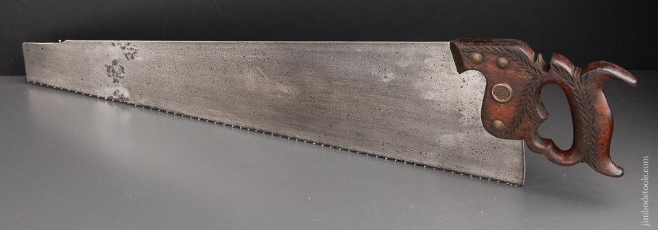 5 point 26 inch Rip DISSTON No. 12 LONDON SPRING Hand Saw - 92139