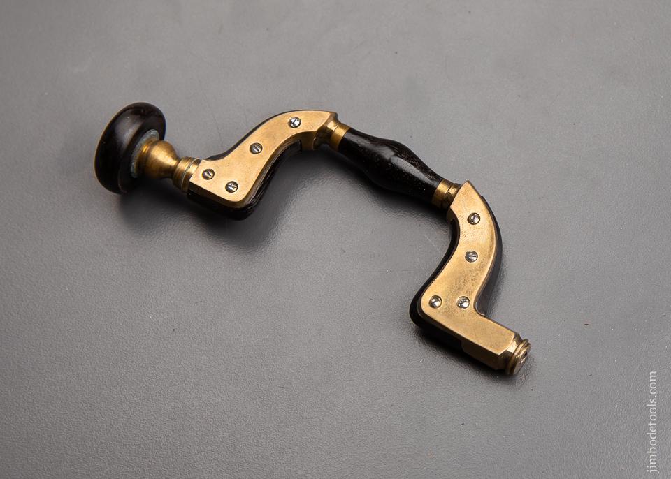 PAUL HAMLER Miniature Ebony & Brass ULTIMATUM Brace - 92146U