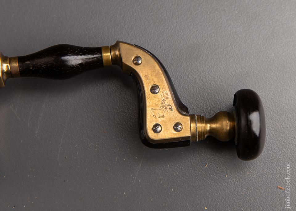 PAUL HAMLER Miniature Ebony & Brass ULTIMATUM Brace - 92146U