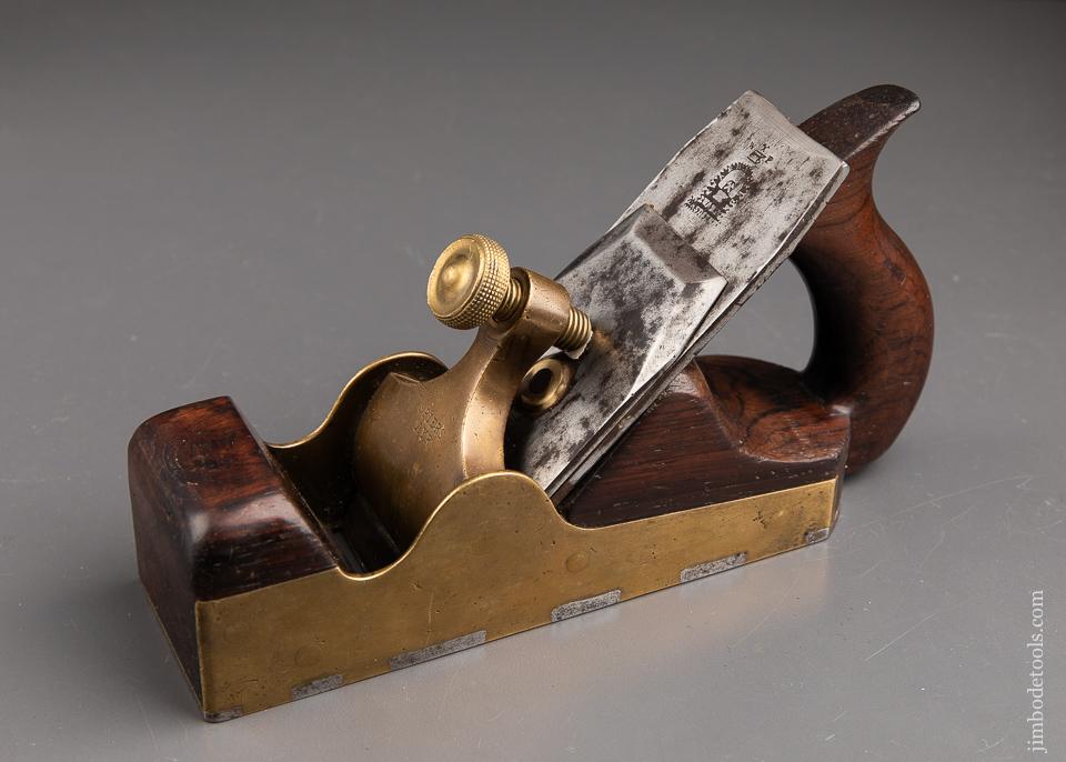 Rare! SPIERS Dovetailed No. 7 Smooth Plane with Gunmetal Sides and Rosewood Infill - 92177U