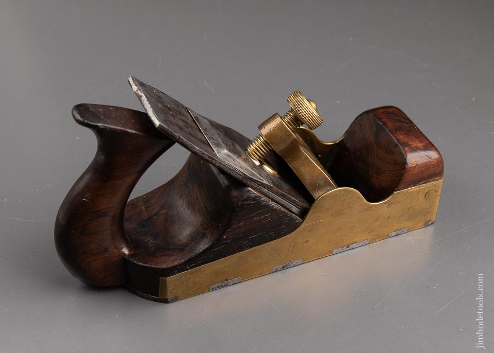 Rare! SPIERS Dovetailed No. 7 Smooth Plane with Gunmetal Sides and Rosewood Infill - 92177U