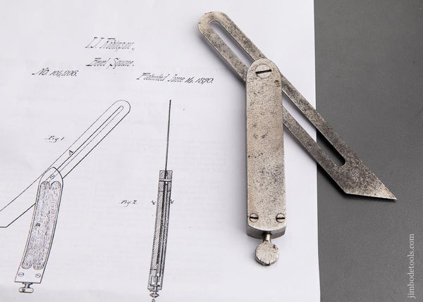 Six inch ROBINSON's Patent June 14, 1870 Bevel by ST. JOHNSBURY TOOL CO - 92180